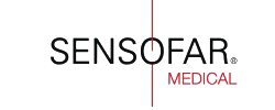 Logo de Sensofar Medical. PinStudio - Productora audiovisual a barcelona